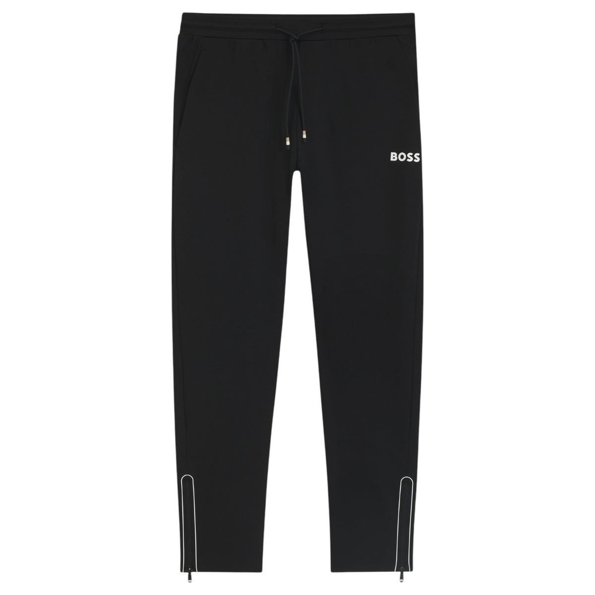 Boss Active Stretch-Gabardine Zip-Up Hoodie With Pants Thermoregulating Technology