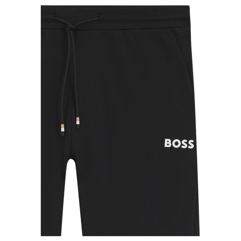 Boss Active Stretch-Gabardine Zip-Up Hoodie With Pants Thermoregulating Technology
