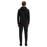 Boss Active Stretch-Gabardine Zip-Up Hoodie With Pants Thermoregulating Technology