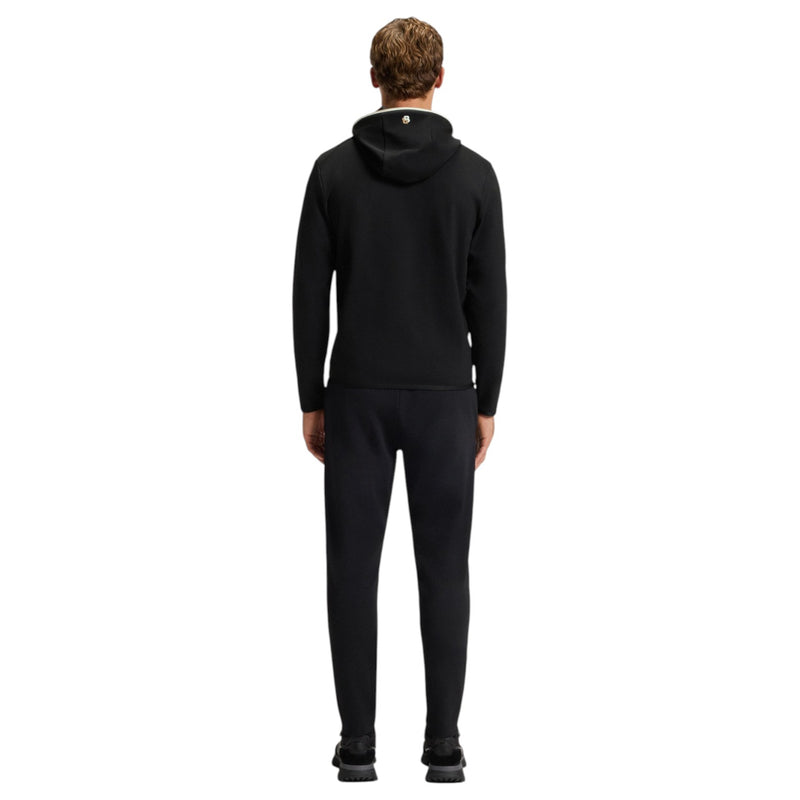 Boss Active Stretch-Gabardine Zip-Up Hoodie With Pants Thermoregulating Technology