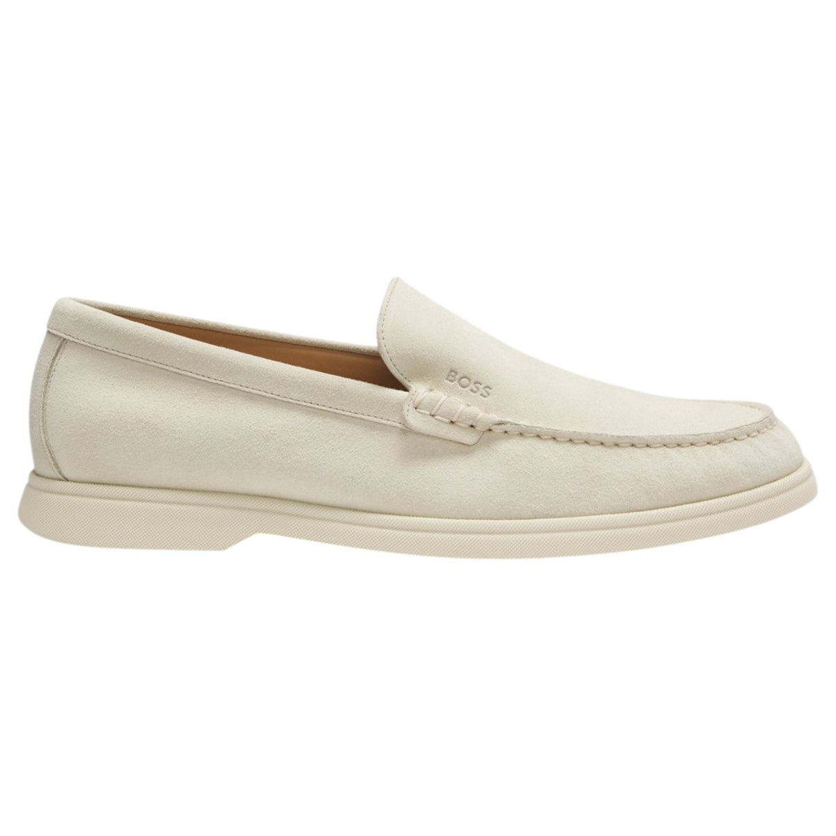 BOSS Suede Loafers With Debossed Logo  50543083