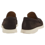 BOSS Suede Loafers With Debossed Logo  50543083