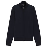 Boss Zip-Up Cardigan In Virgin Wool  50543153