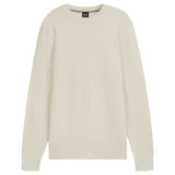 Boss Cotton Sweater With Knitted Structure
