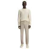Boss Cotton Sweater With Knitted Structure