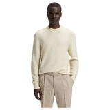 Boss Cotton Sweater With Knitted Structure