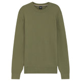 Boss Cotton Sweater With Knitted Structure