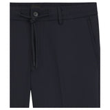 Boss Modern-Fit Trousers In A Wool Blend With Draw Strings