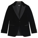 Boss Slim-Fit Tuxedo Jacket In Cotton Velvet