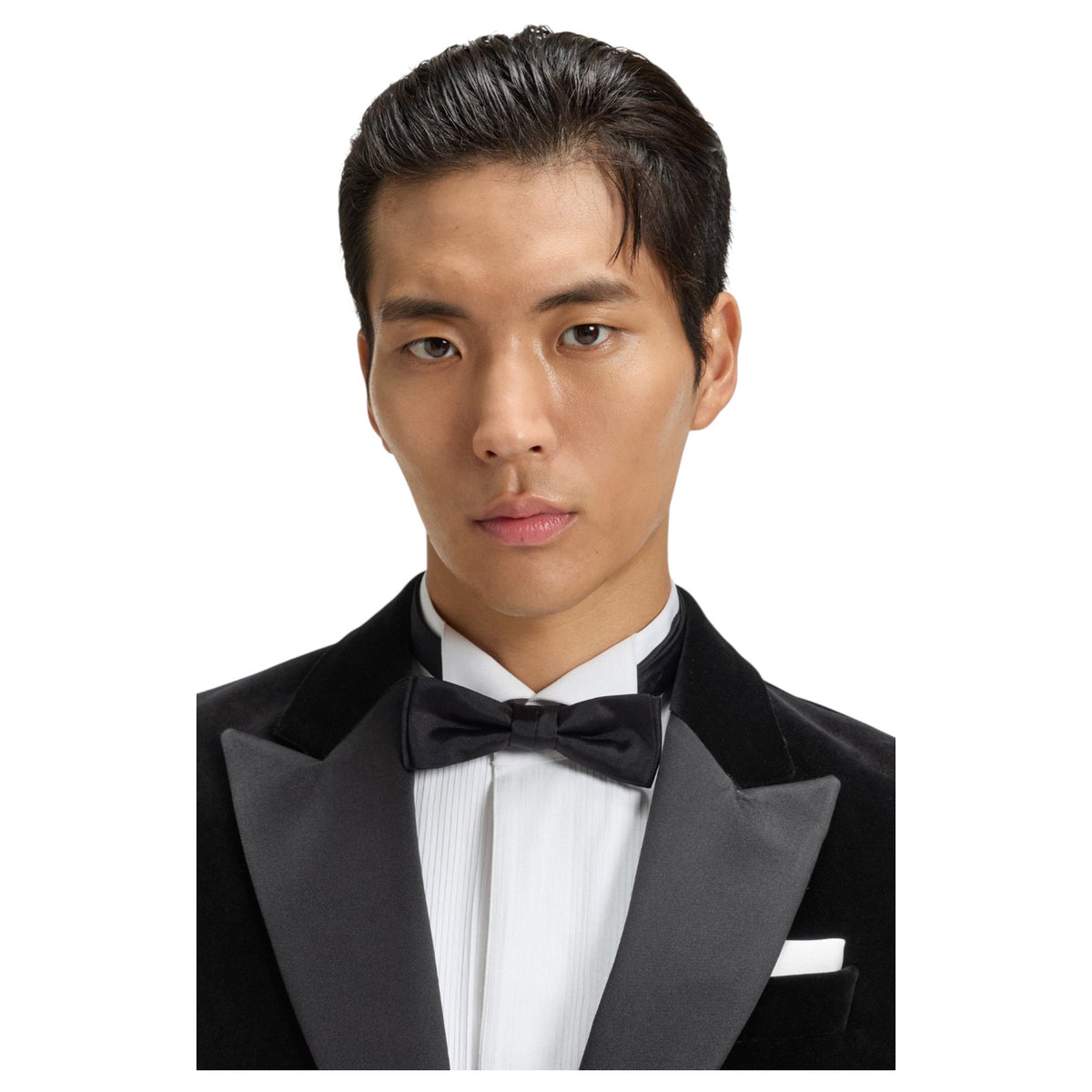 Boss Slim-Fit Tuxedo Jacket In Cotton Velvet