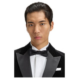 Boss Slim-Fit Tuxedo Jacket In Cotton Velvet