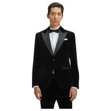 Boss Slim-Fit Tuxedo Jacket In Cotton Velvet