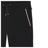BOSS Cotton-Terry Zip-Up Hoodie/Pants Set With Signature-Stripe Trims