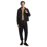 BOSS Cotton-Terry Zip-Up Hoodie/Pants Set With Signature-Stripe Trims