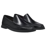 Boss Leather Moccasins With Embossed Logo 50557667