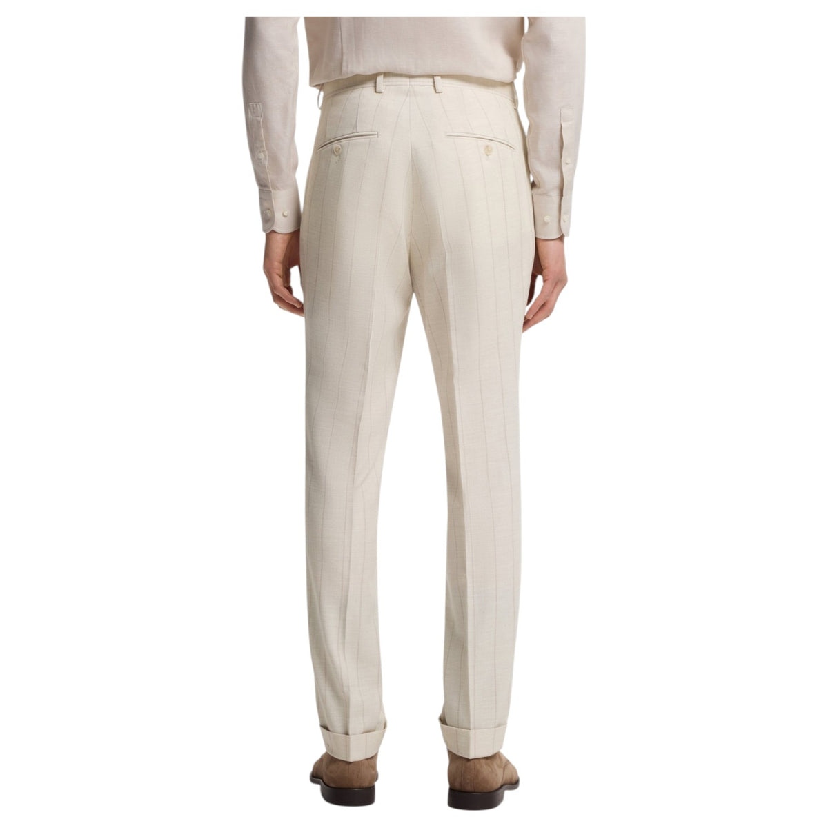 BOSS Two-Piece Slim-Fit Suit In Cotton And Virgin Wool  50561849