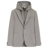 Boss Slim-Fit Blazer With Integrated Hoodie