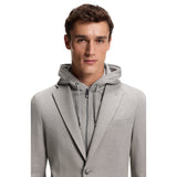 Boss Slim-Fit Blazer With Integrated Hoodie
