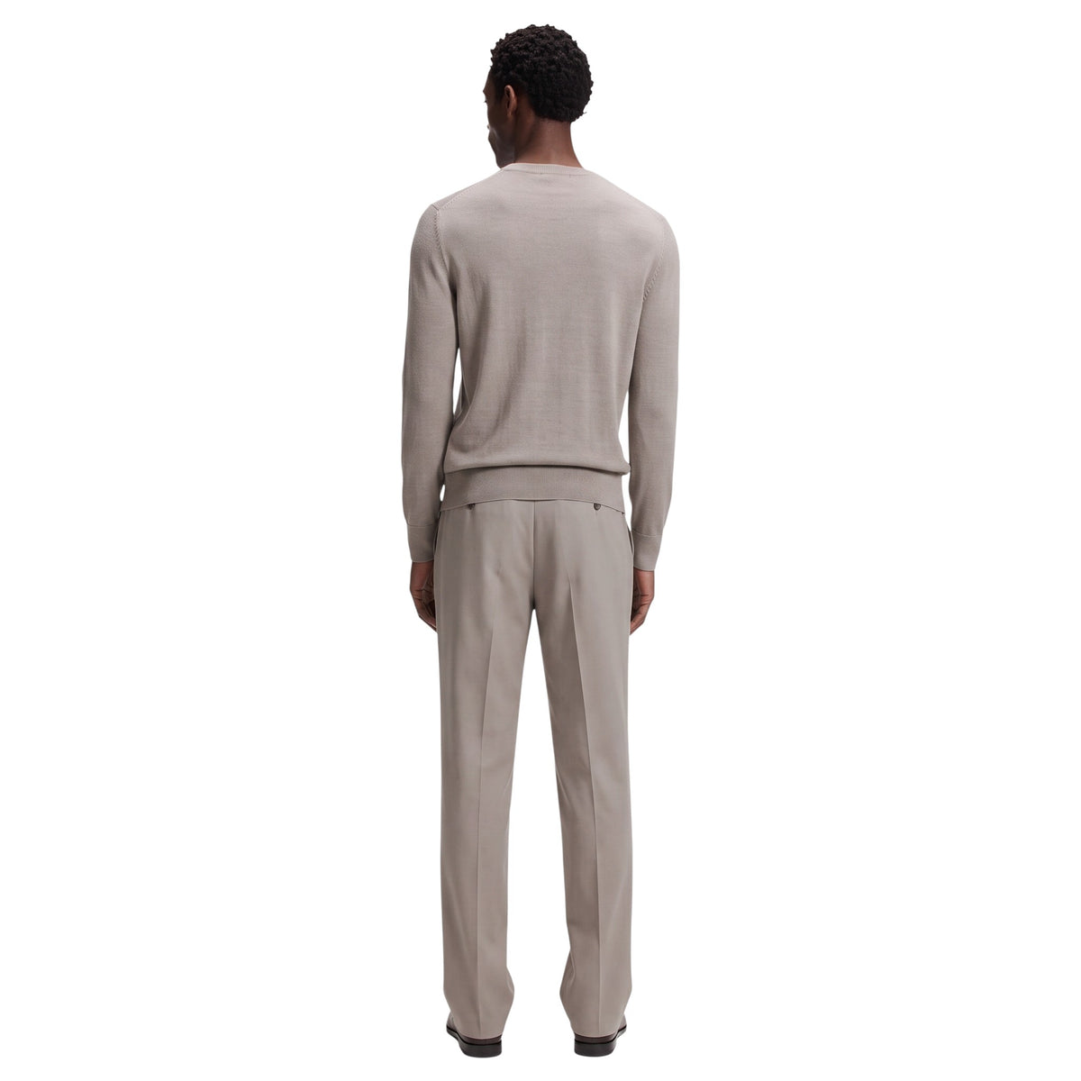 BOSS Regular-Fit Virgin Wool Crew Neck Sweater