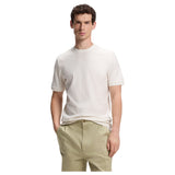 BOSS Mercerized Cotton Round Neck T-Shirt