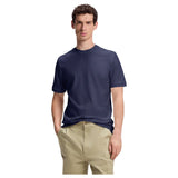 BOSS Mercerized Cotton Round Neck T-Shirt