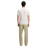BOSS Mercerized Cotton Round Neck T-Shirt