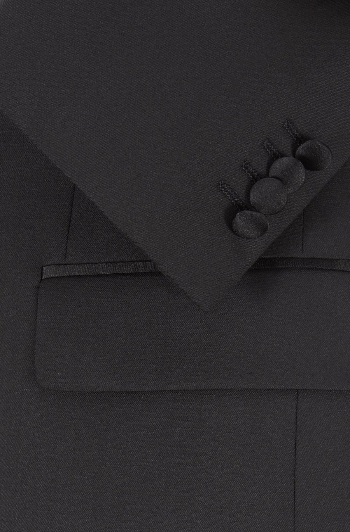 BOSS Slim-Fit Tuxedo in Virgin Wool with Silk Trims-Black  50400489-001