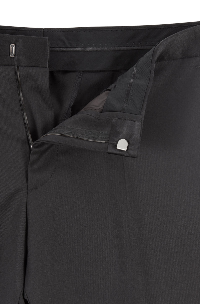 BOSS Slim-Fit Tuxedo in Virgin Wool with Silk Trims-Black  50400489-001