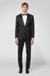 BOSS Slim-Fit Tuxedo in Virgin Wool with Silk Trims-Black  50400489-001