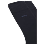 BOSS Logo-Embroidered Cotton Socks-Black/Navy 50469857