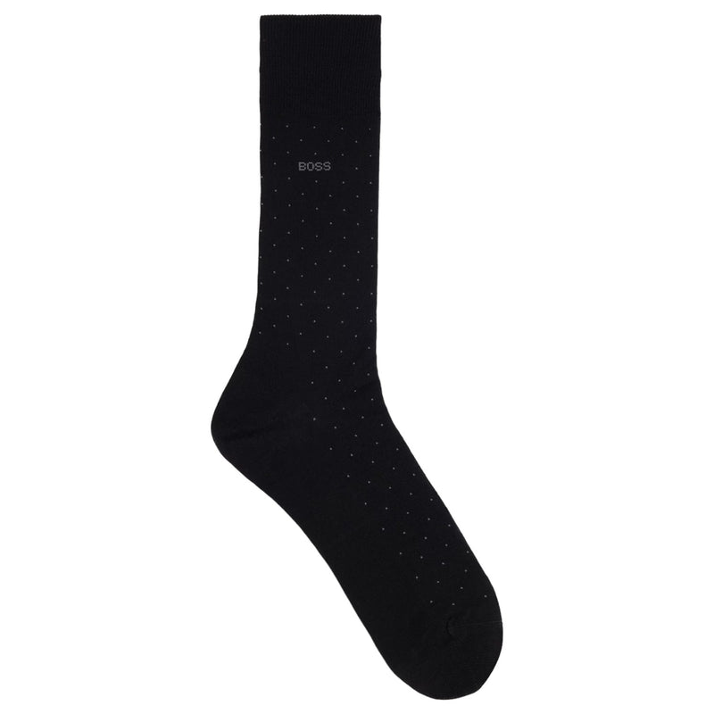 BOSS Regular-Length Socks In a Mercerised-Cotton Blend  50469996 001