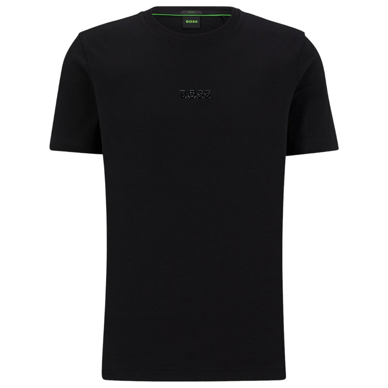 BOSS Tee 8 Embossed Logo T-Shirt in Black  50488794-001