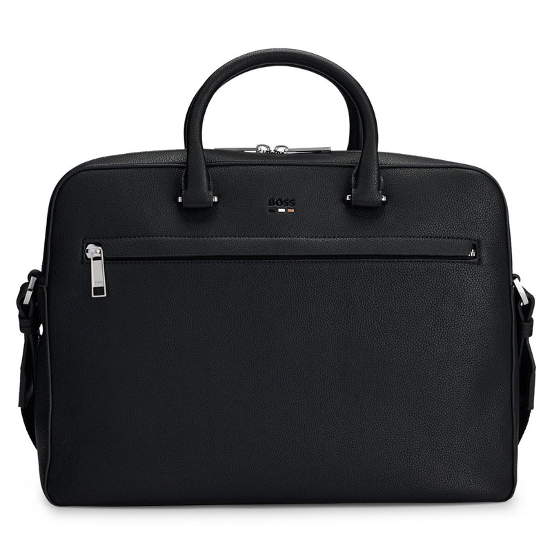 BOSS Faux-Leather Document Case with Signature Details  50490855-001