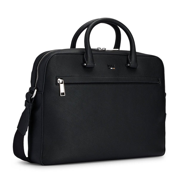 BOSS Faux-Leather Document Case with Signature Details  50490855-001