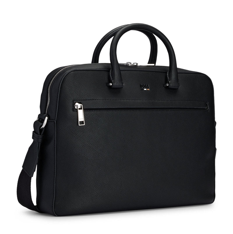 BOSS Faux-Leather Document Case with Signature Details  50490855-001
