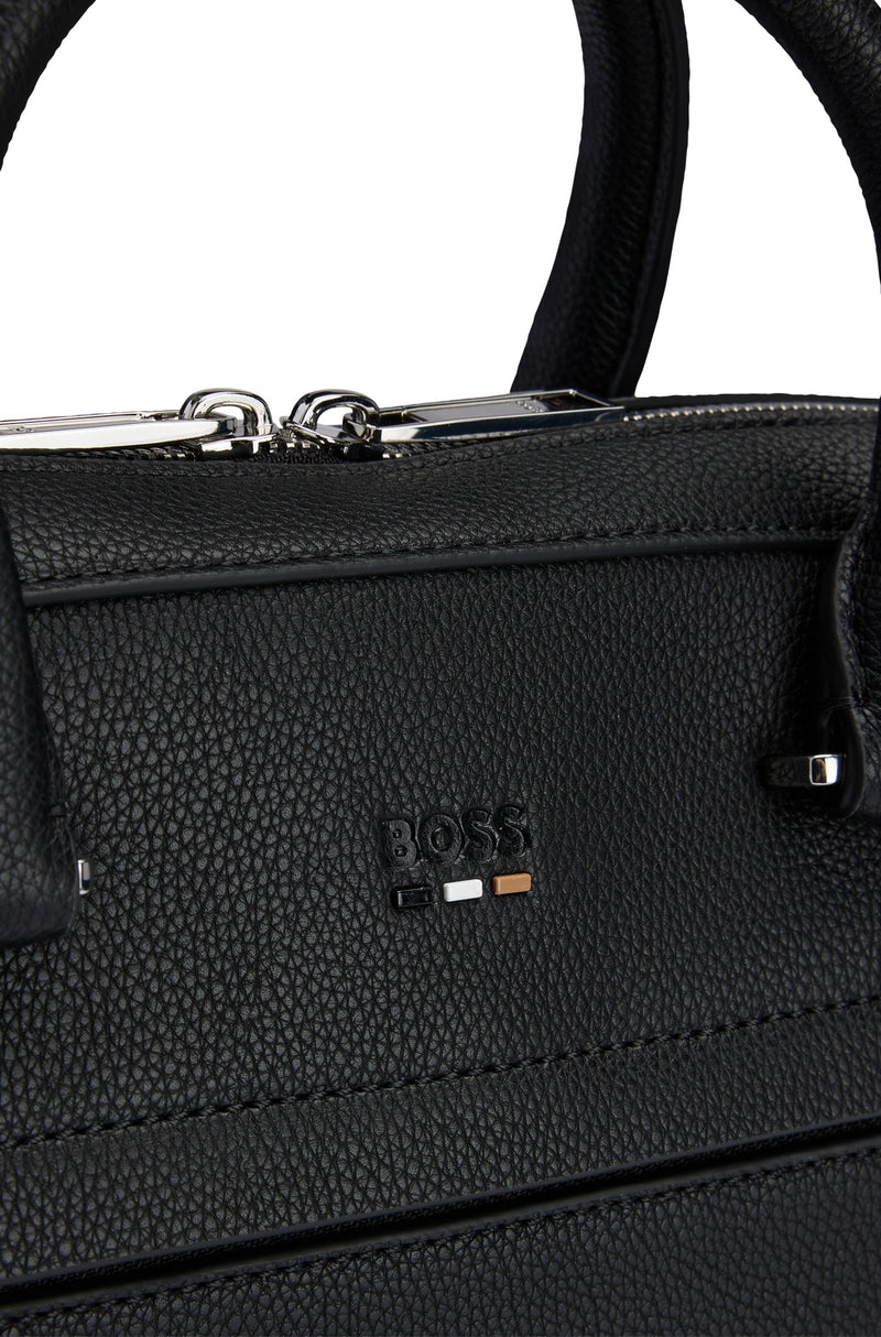 BOSS Faux-Leather Document Case with Signature Details  50490855-001