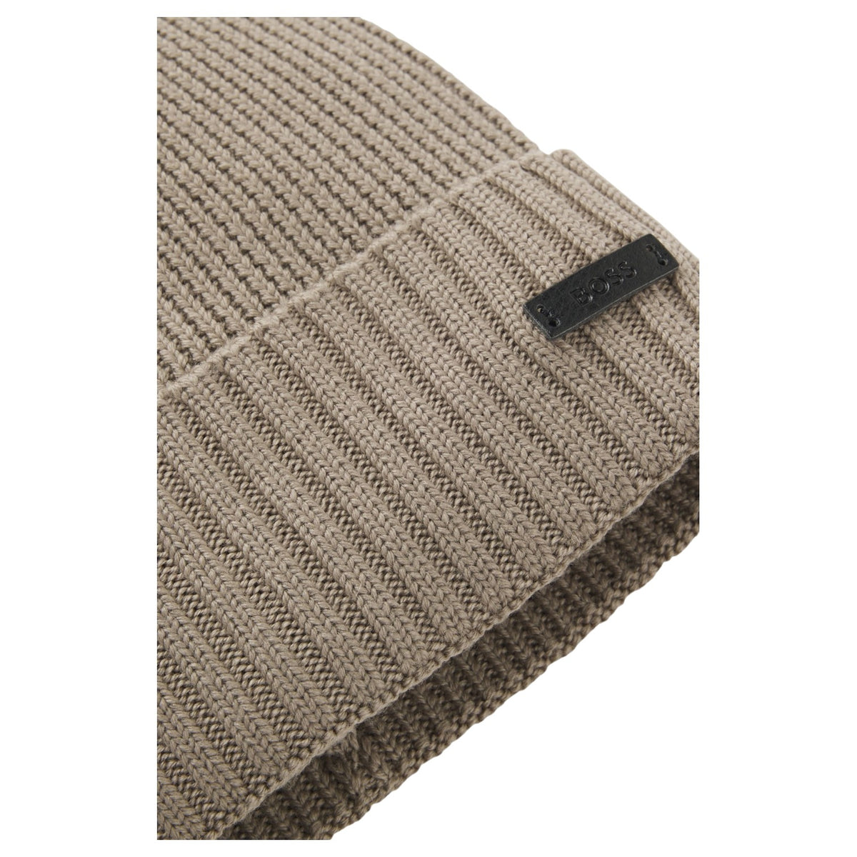 BOSS Men's Fati Rib-Knit Virgin Wool Beanie  50495306