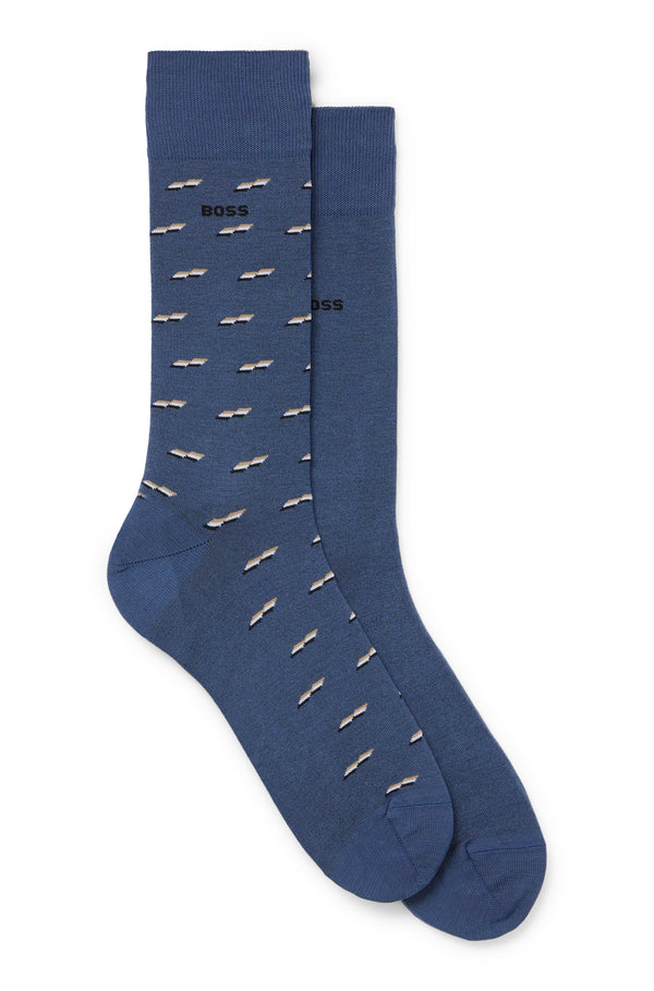 BOSS Two-Pack of Socks in a Cotton Blend  50495985-475