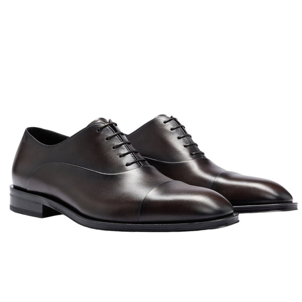 BOSS Dark Brown Derrek Oxford Dress Shoe  50495997-203