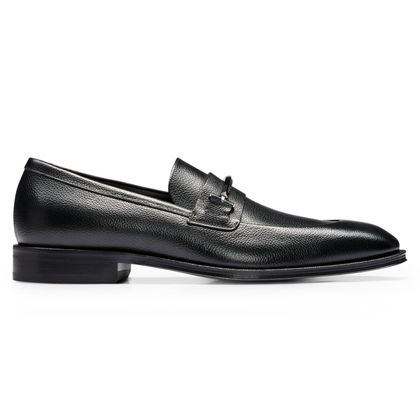 BOSS Grained-Leather Loafers With Branded Trim And Apron Toe  50503414-001