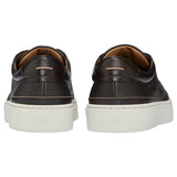 BOSS Grained-Leather Trainers With Contrasting Details Dark-Brown 50504331-203