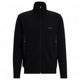 BOSS Zip-Up Sweat Set With Logo Print In Black  50504730 001