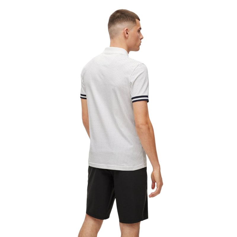 BOSS Regular-Fit Polo Shirt in Stretch-Cotton Piqué  50508536-100 White