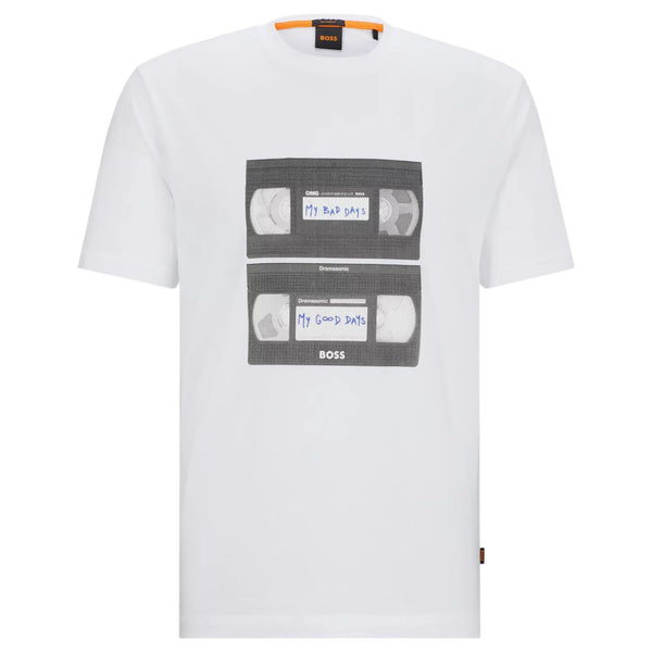 Cotton-Jersey T-Shirt With Music-Inspired Print  50510021 100