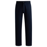 HUGO BOSS Tapered-Fit Trousers In a Linen Blend  50510867 404