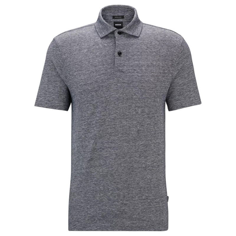 Boss Regular-Fit Polo Shirt In Cotton And Linen 50511600 404