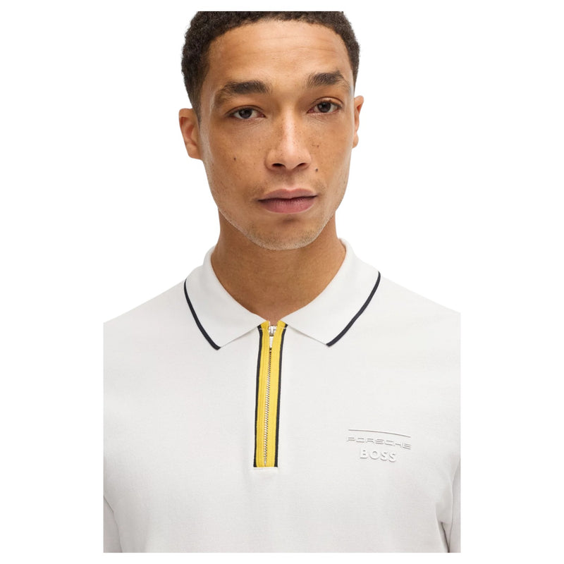 Boss X Porsche Stretch-Cotton Polo Shirt  50531463