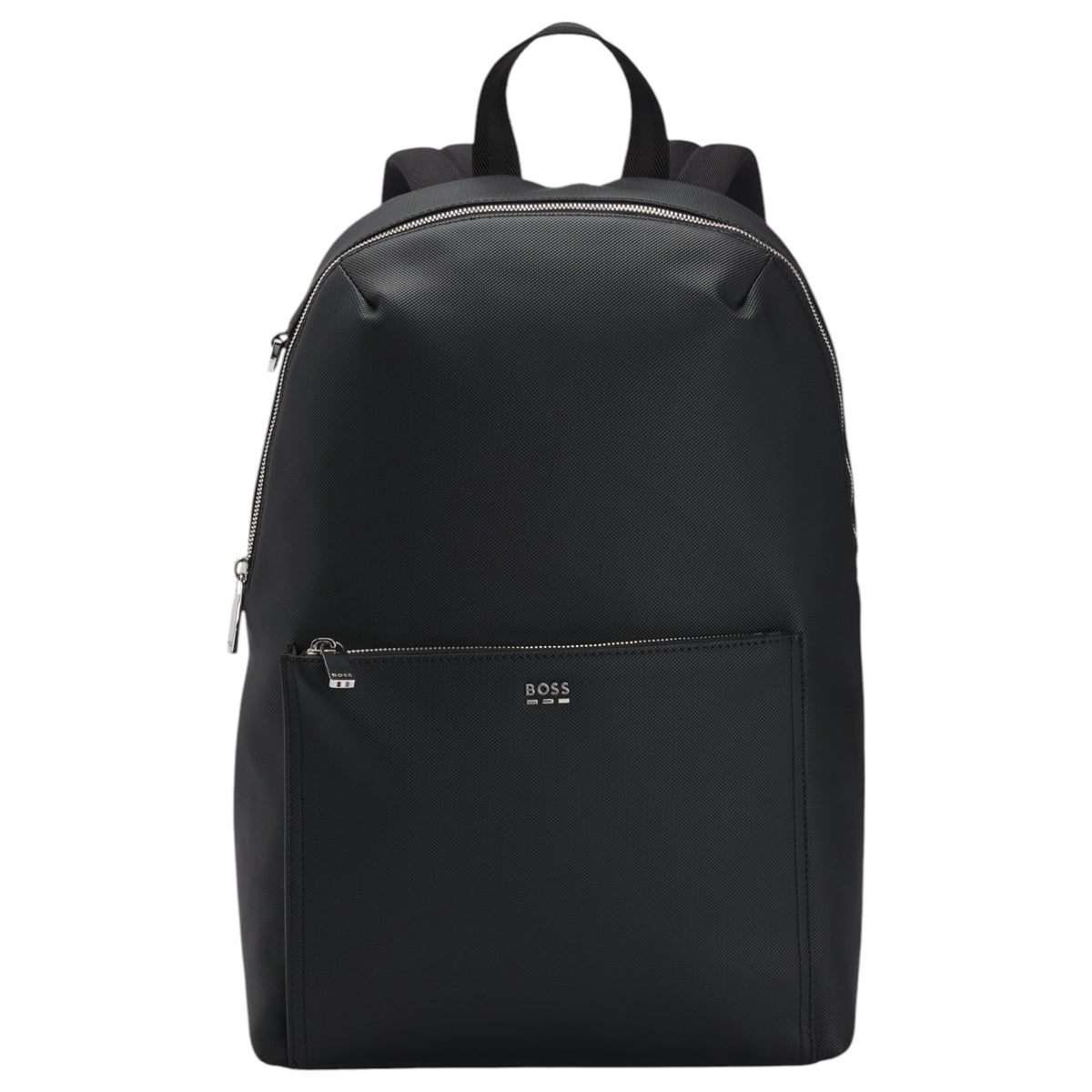 Hugo Boss Textured backpack with logo hardware  50536103 405 Dark Blue