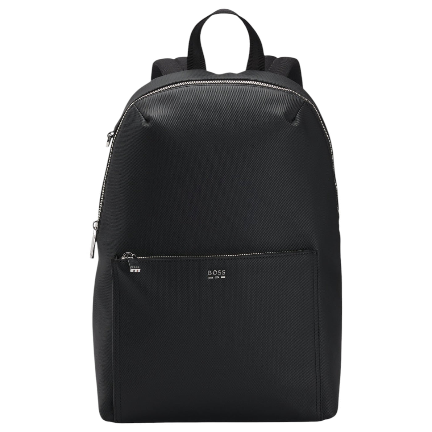 HUGO BOSS バッグ BOSS - Monogram-jacquard reporter bag with Double B trim - Black