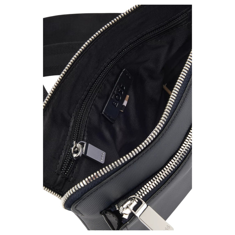 BOSS Textured envelope bag with logo hardware  50536105 405